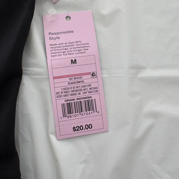 Wild Fable Skort Dress with Attached Shorts Size Medium Black NWT - Picture 9 of 10